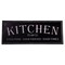 Creative Design 38" Black and White Antique Rectangular "Kitchen" Wall Sign